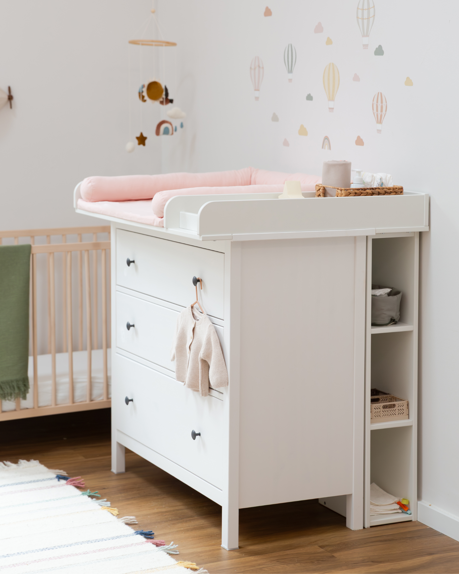 wickelkommode ikea hemnes 108 set premium blush 01