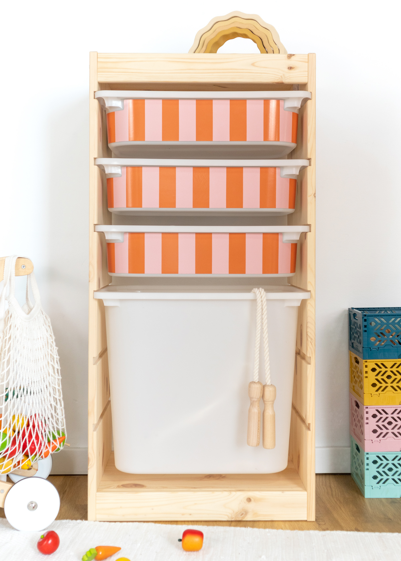 stickerset ikea trofast box klein laengsseite streifig rosa 3er set 0 stickerset ikea trofast box klein laengsseite streifig rosa 3er set