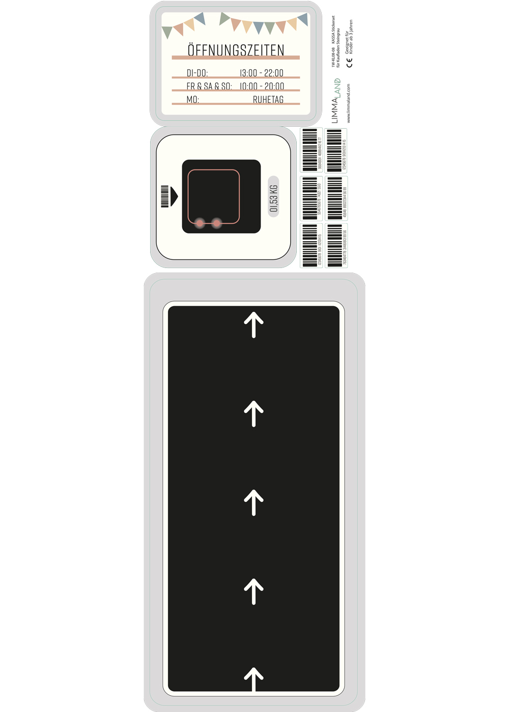 stickerset zubehoer ikea kaufladen kassa stickerset zubehoer ikea kaufladen kassa steingrau 99