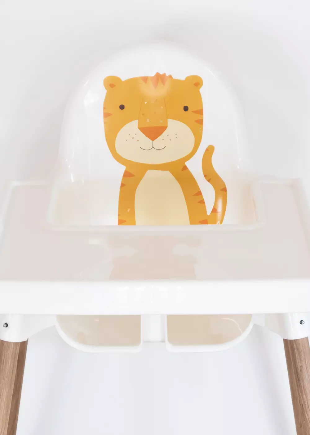 Film adhésif pour chaise haute IKEA ANTILOP motif animal tigre autocollant Accessoires Ikea