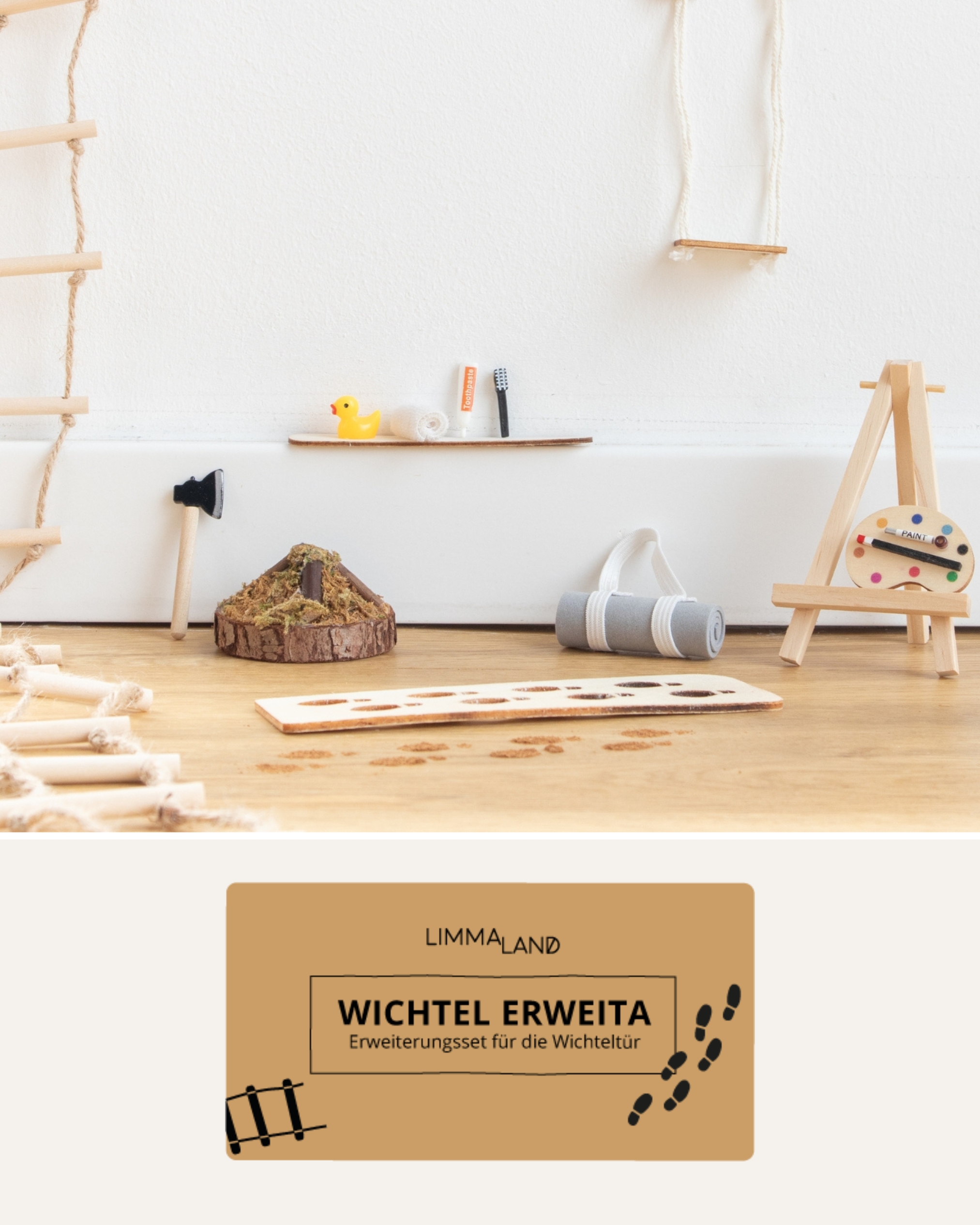 Wichtelzubehör im Wichtelset von Limmaland Wichtelzubehör im Wichtelset von Limmaland