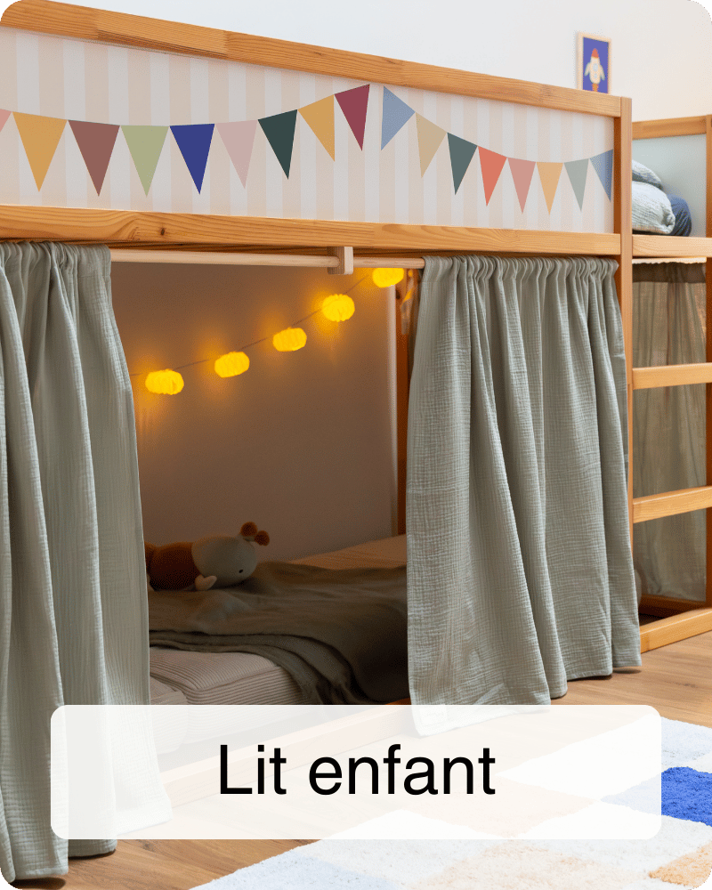 Rideaux pour le lit IKEA KURA