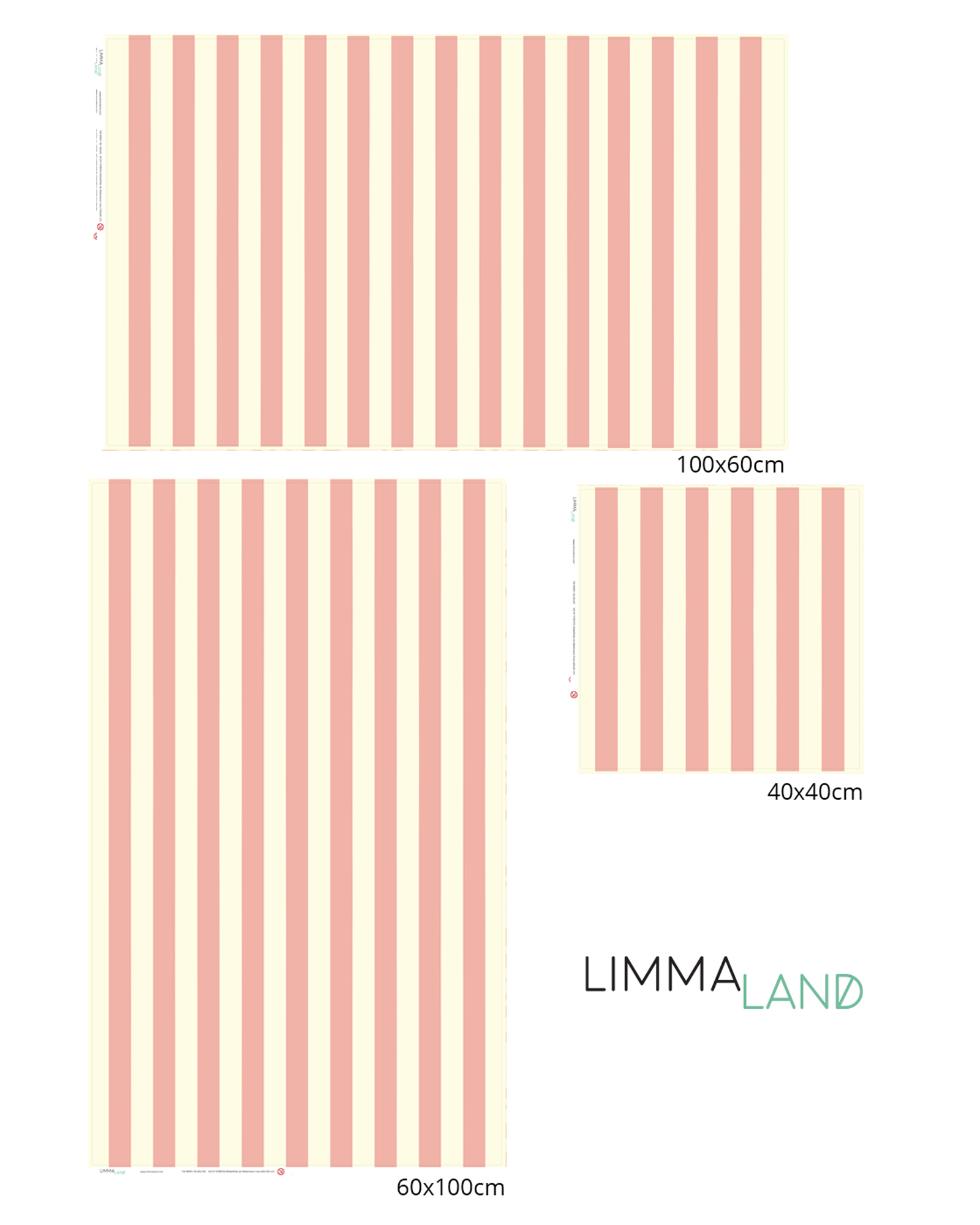 moebelfolie meterware vichy streifig rosa 1