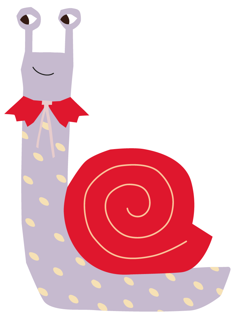 Frühlingsfreunde Schnecke