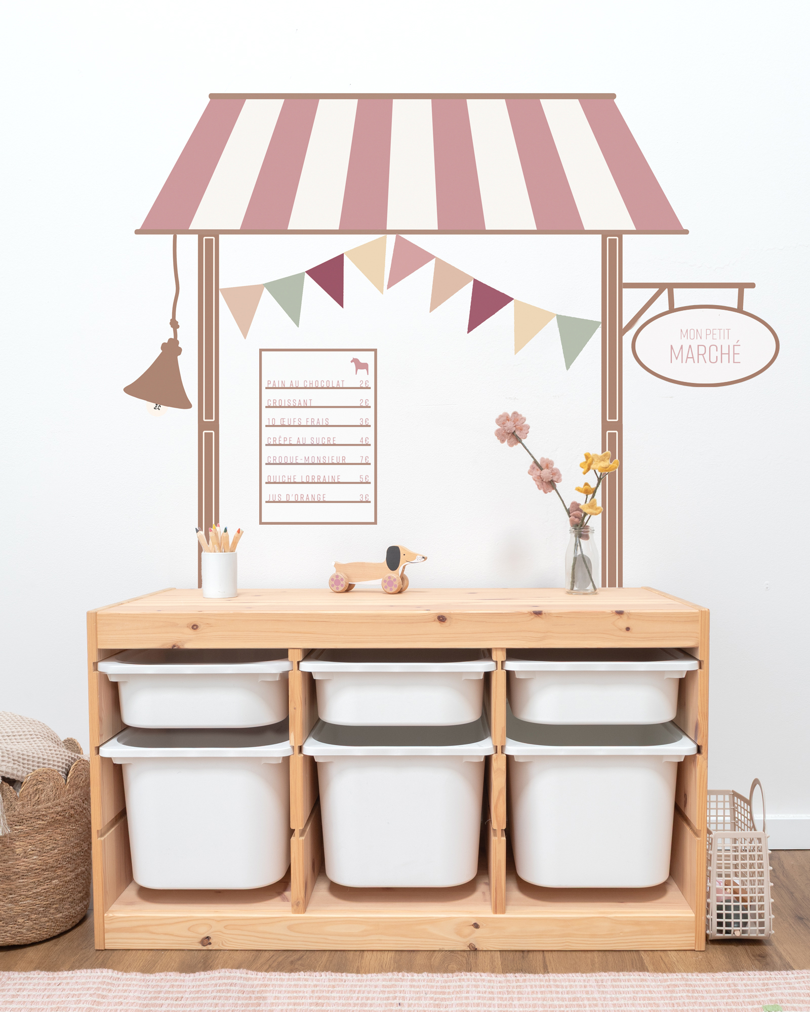 Autocollant pour DIY marchande enfant