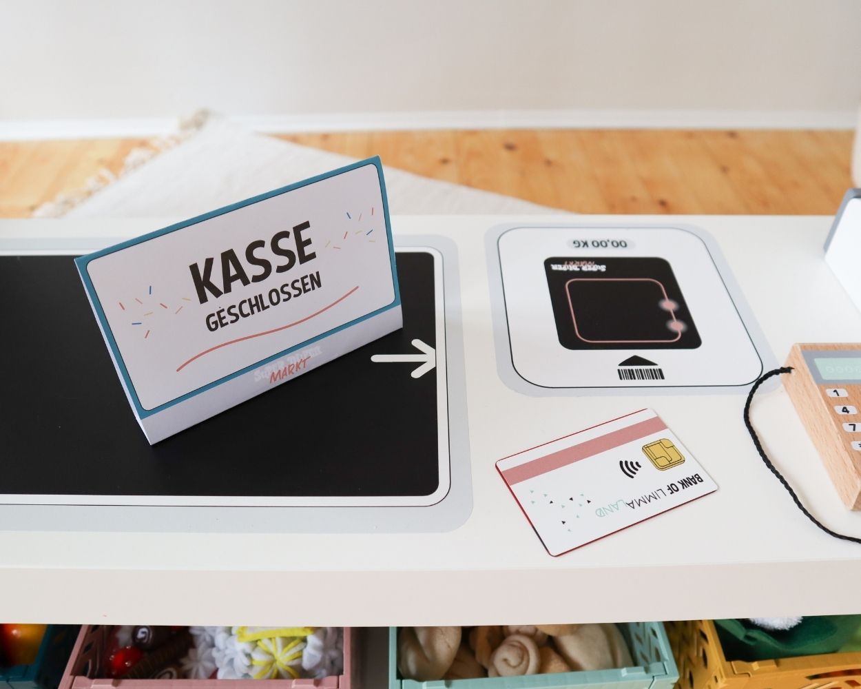 Kaufladenzubehör DIY Kassenset Kaufladenzubehör DIY Kassenset