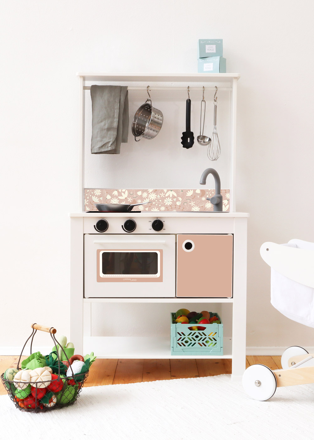 klebefolie ikea spisig kinderkueche blumig blush 1 klebefolie ikea spisig kinderkueche blumig blush 1
