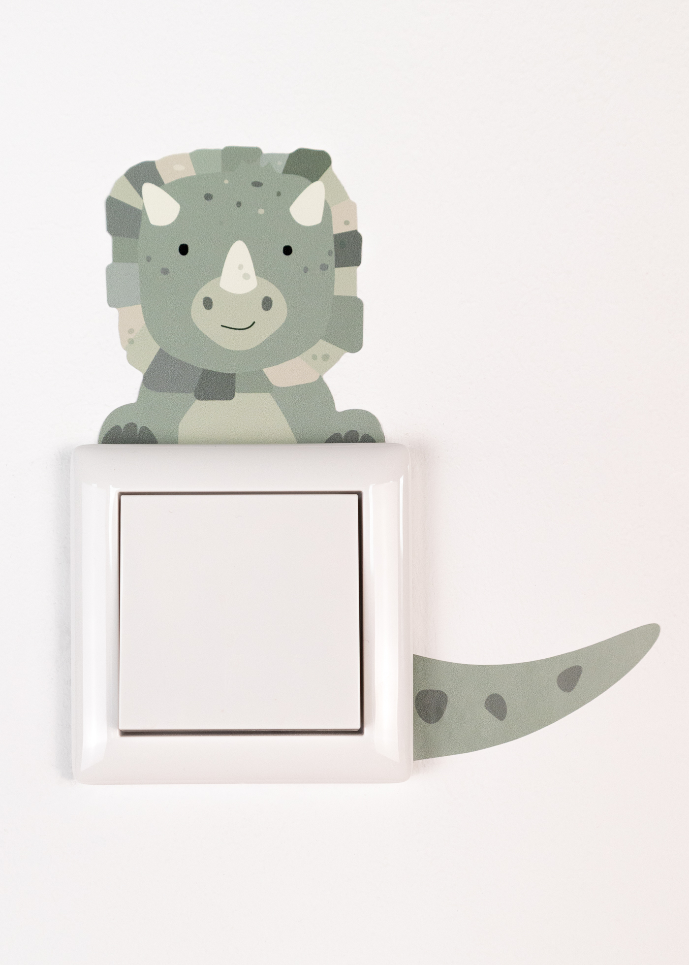 Lichtschalter Sticker mit Tiermotiv Dino Lichtschalter Sticker mit Tiermotiv Dino