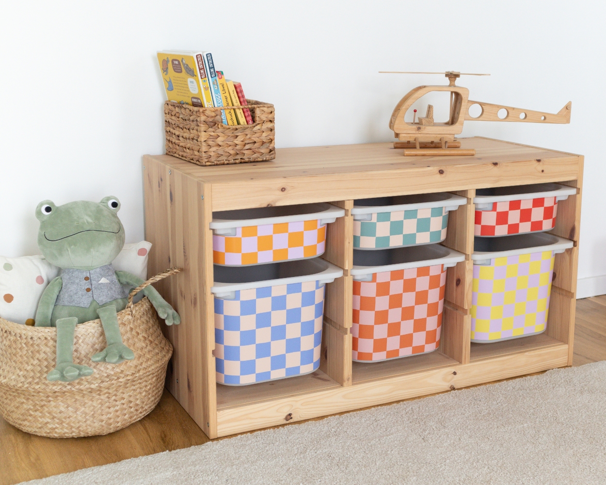 bunte TROFAST Beklebung bunte TROFAST Beklebung