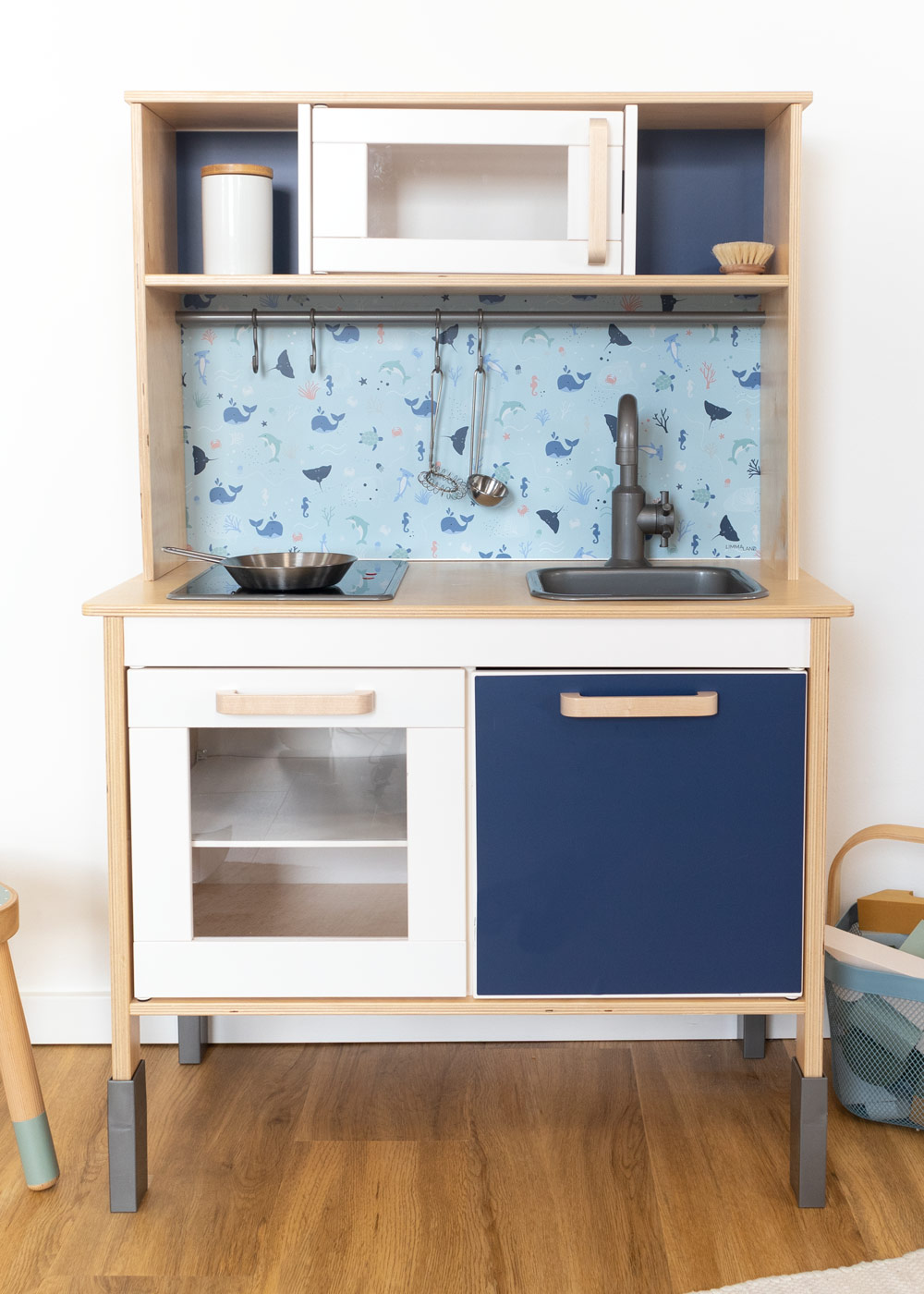 klebefolie ikea duktig kinderkueche meerig marine 03