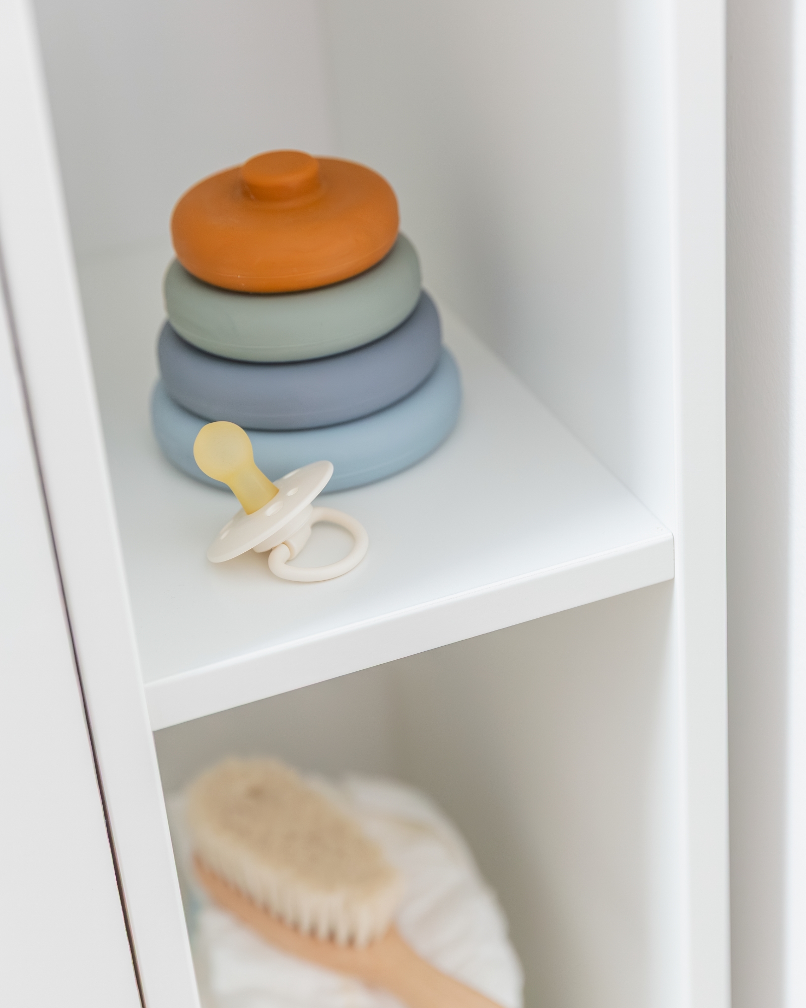 Étagère pour la commode à langer IKEA MALM, en blanc