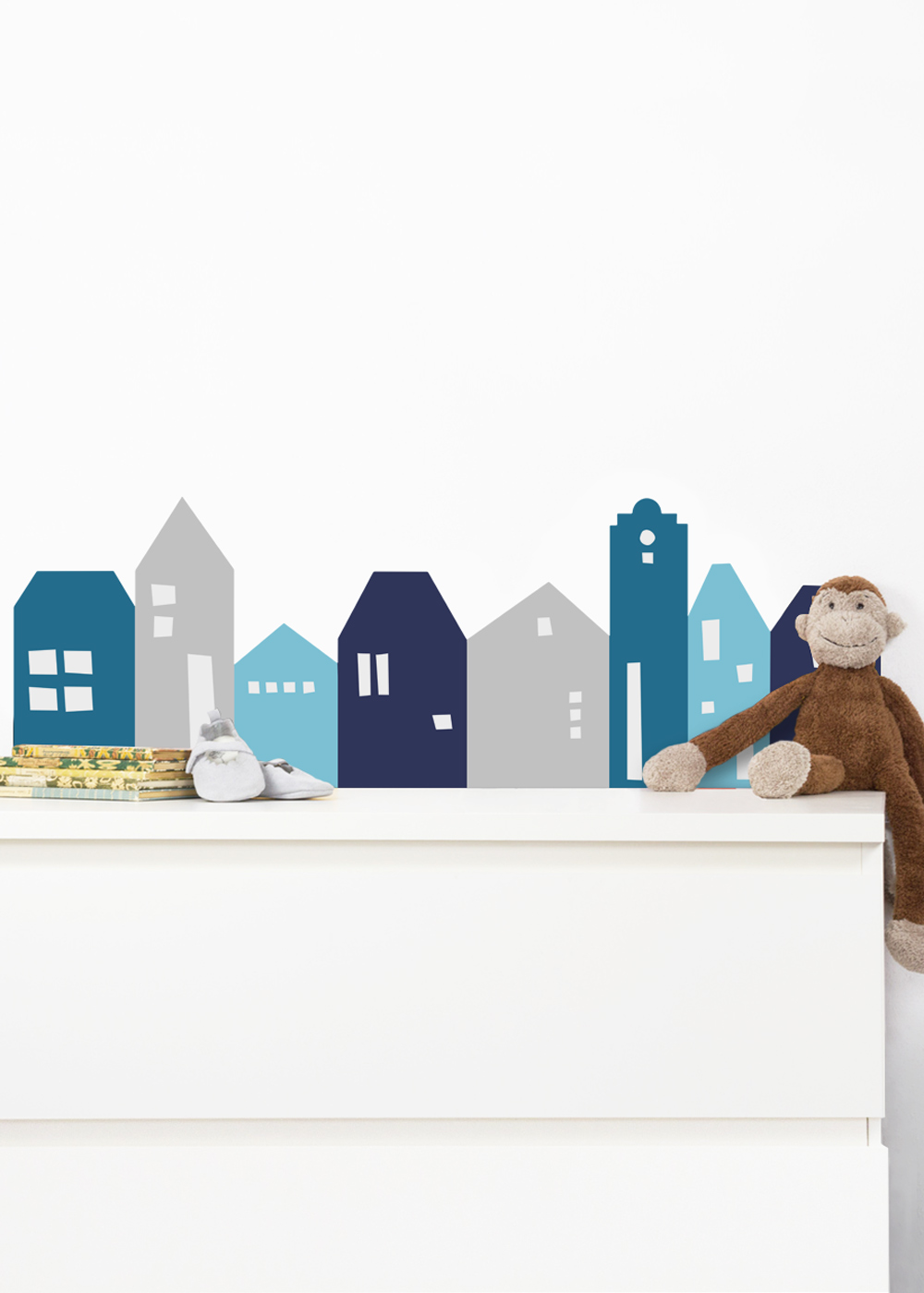 Ikea Mansarp Bilderleiste Lille Hus Blau hellgrau Gesamtansicht Ikea Mansarp Bilderleiste Lille Hus Blau hellgrau Gesamtansicht