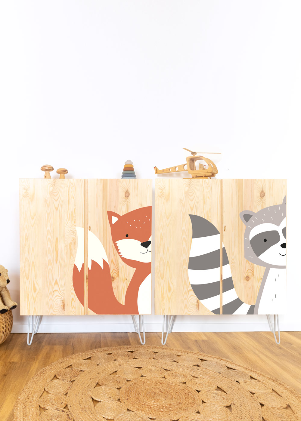 stickerset ikea ivar schrank tierig fuchs 4