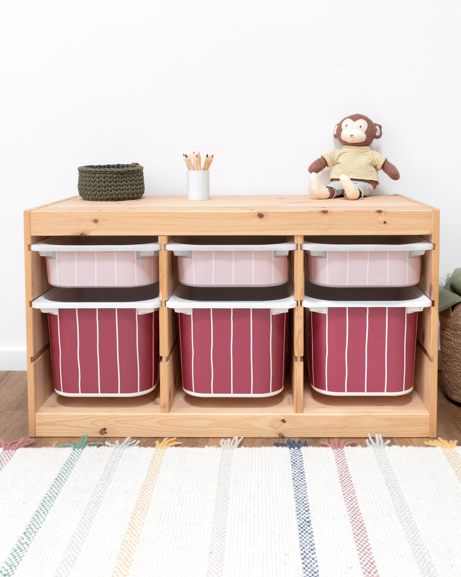 klebefolie ikea trofast box klein kopfseite linie marshmallow 3er Set 2 klebefolie ikea trofast box klein kopfseite linie marshmallow 3er Set 2