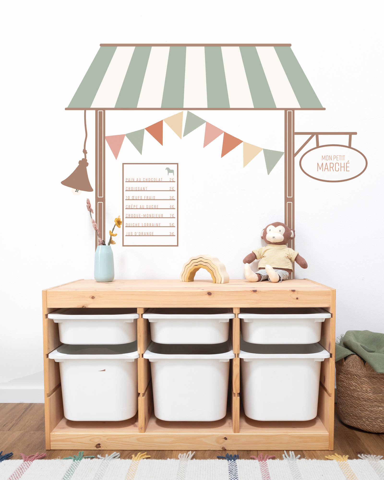 Autocollant pour DIY marchande enfant
