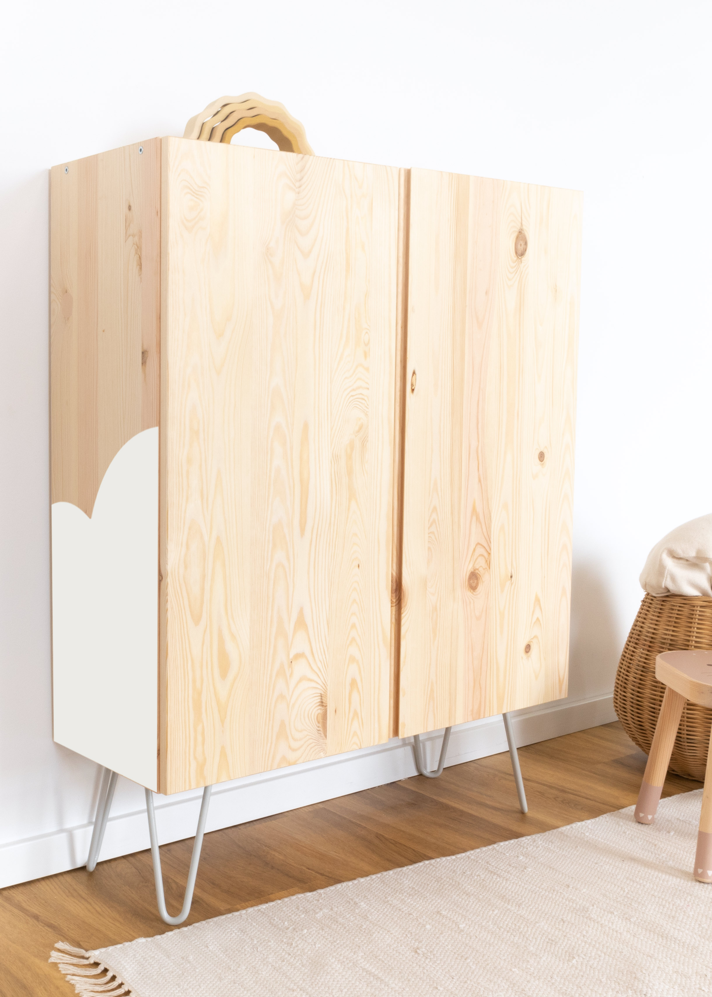 stickerset ikea ivar schrank wolkig weiss seite 30cm 2 stickerset ikea ivar schrank wolkig weiss seite 30cm 2
