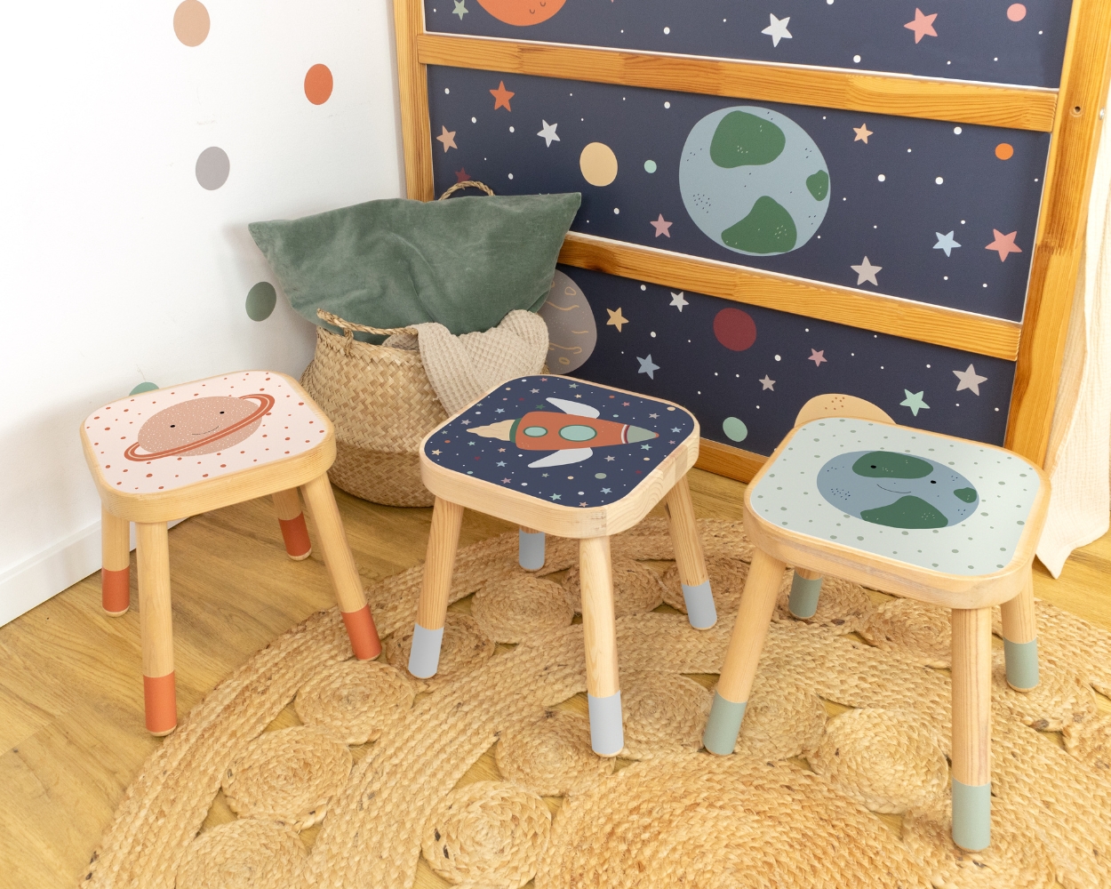 Kinderhocker dekorieren Kinderhocker dekorieren
