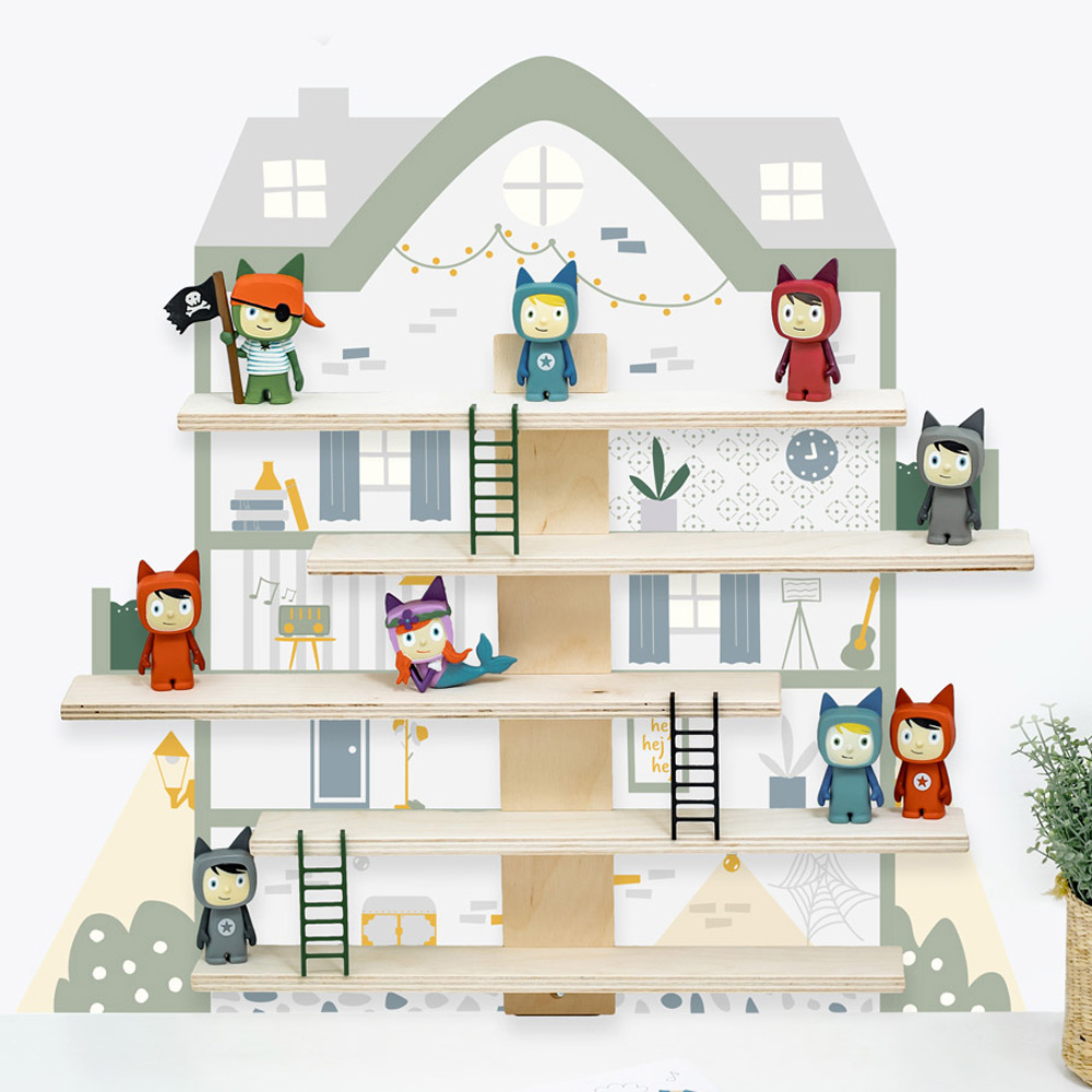 Étagère de rangement pour boîte à musique et figurines Tonie, rangement Étagère de rangement pour boîte à musique et figurines Tonie, rangement