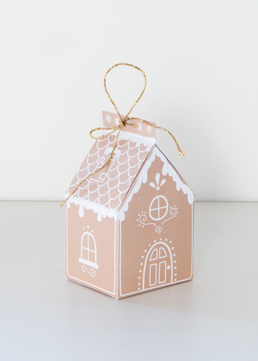 Lebkuchenhaus aus Papier Lebkuchenhaus aus Papier