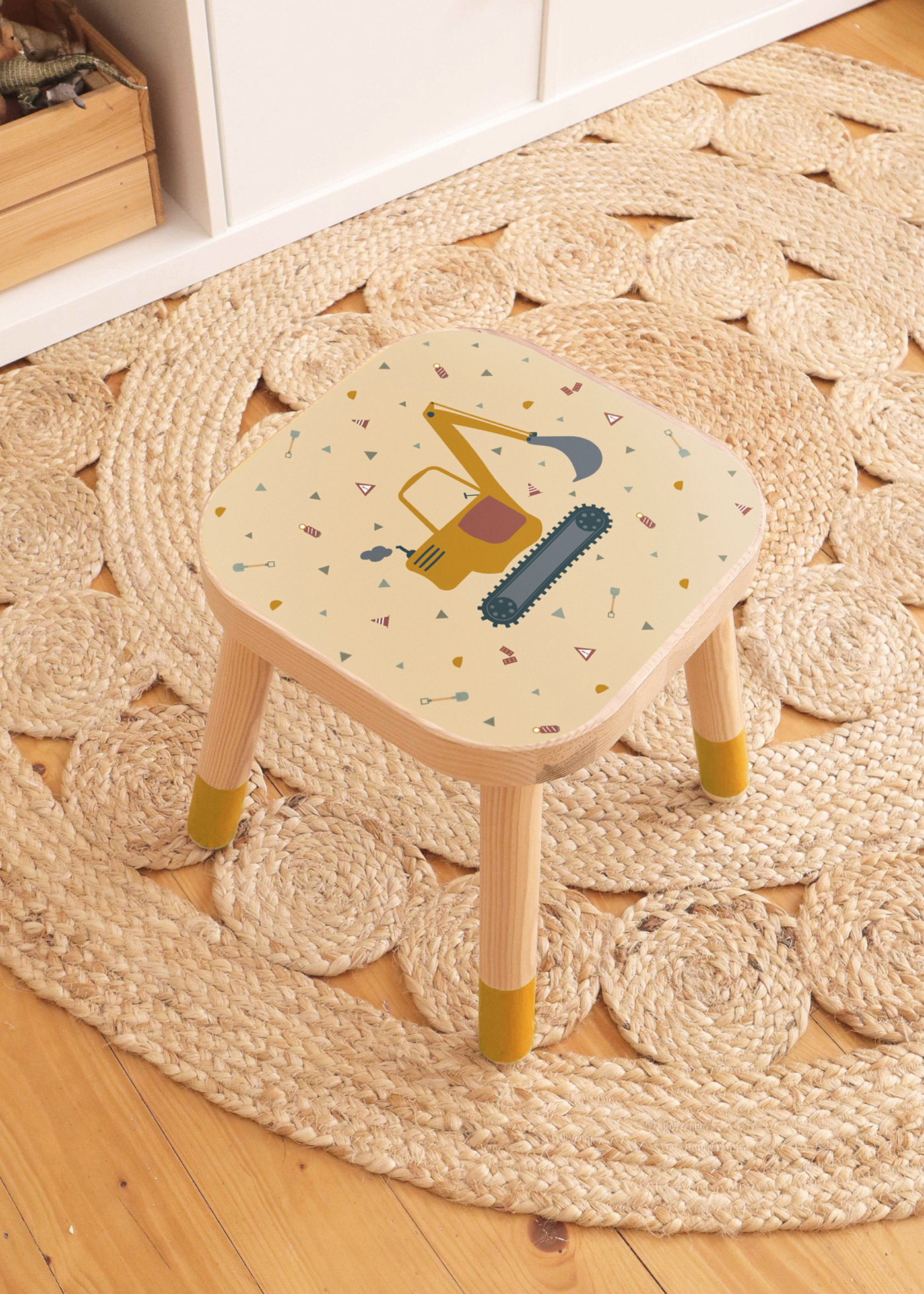  Film adhésif pour tabouret pour enfants IKEA FLISAT