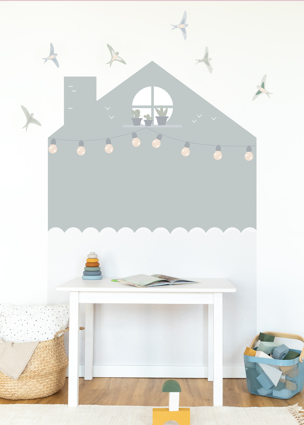 klebefolie haus kinderzimmer wandhus eukalyptus 2 klebefolie haus kinderzimmer wandhus eukalyptus 2