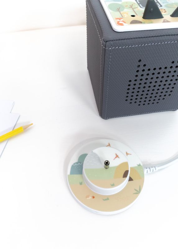 Yabaduu Design Film De Protection Compatible Avec Toniebox Cubes Musicaux Pour Enfants Parfaitement Ajusté Autocollant Y031 (Sans Nom, 44 Prince Lion